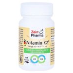 VITAMIN K2 MENAQ7 Kapseln (PZN 10198256) из Германии