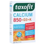 TAXOFIT Calcium 850+D3+K Depot Tabletten (PZN 15589228) из Германии