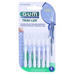 GUM TRAV-LER 0,6mm Kerze hellblau Interdentalbür. (PZN 11348114) из Германии