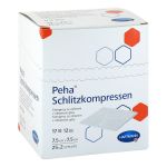 PEHA SCHLITZKOMPRESSEN 7,5x7,5 cm steril (PZN 12559675) из Германии