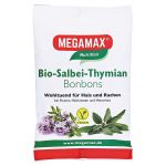 MEGAMAX Bio Salbei-Thymian Bonbons (PZN 13585551) из Германии
