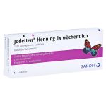 Jodetten Henning 1x wöchentlich 1530 Mikrogramm (PZN 270998) из Германии