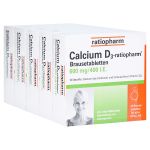 Calcium D3-ratiopharm 600mg/400 I.E. (PZN 3659751) из Германии