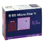 BD MICRO-FINE+ Insulinspr.0,5 ml U100 0,3x8 mm (PZN 14234718) из Германии