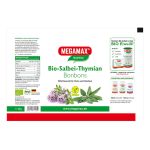 MEGAMAX Bio Salbei-Thymian Bonbons (PZN 14372107) из Германии