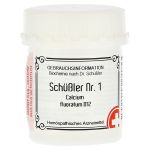 SCHÜSSLER Nr.1 Calcium fluoratum D 12 Tabletten (PZN 10990357) из Германии