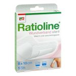 RATIOLINE Wundverband 10x8 cm steril (PZN 13582989) из Германии