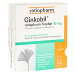 GINKOBIL ratiopharm 40mg (PZN 6680912) из Германии