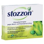 Stozzon Chlorophyll-Dragees gegen Mund- und Körpergeruch (PZN 3538355) из Германии