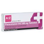 Paracetamol AbZ 500mg (PZN 1234473) из Германии