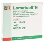 LOMATUELL H Salbentüll 10x10 cm steril (PZN 8454864) из Германии