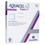 AQUACEL Ag Foam adhäsiv 21x21 cm Verband (PZN 9060268) из Германии