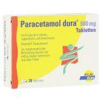 Paracetamol dura 500mg (PZN 6714539) из Германии