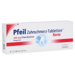 Pfeil Zahnschmerz-Tabletten forte 400mg (PZN 410560) из Германии