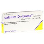 CALCIUM-D3-biomo Kautabletten 500+D (PZN 294450) из Германии