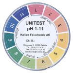 UNITEST I Indikatorpapier pH 1-11 Dose (PZN 10526430) из Германии