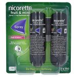 NICORETTE Fruit & Mint Spray 1 mg/Sprühstoß (PZN 15293692) из Германии