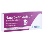 Naproxen axicur 250mg (PZN 14412120) из Германии