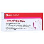 Levocetirizin AL 5mg (PZN 15817244) из Германии