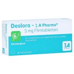 Deslora-1A Pharma 5mg (PZN 16022937) из Германии