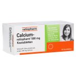 Calcium-ratiopharm 500mg (PZN 11657619) из Германии