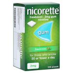 Nicorette 2mg freshmint (PZN 703730) из Германии