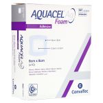 AQUACEL Ag Foam adhäsiv 8x8 cm Verband (PZN 8746532) из Германии