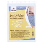 LUVOS ActiveFace Mund-Nase-Maske Gr.1 blaugem. (PZN 16679815) из Германии