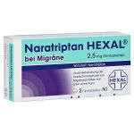 Naratriptan HEXAL bei Migräne 2,5mg (PZN 9334719) из Германии