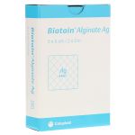 BIATAIN Alginate Ag Kompressen 5x5 cm mit Silber (PZN 1406448) из Германии