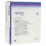 AQUACEL Foam nicht adhäsiv 10x10 cm Verband (PZN 8810477) из Германии