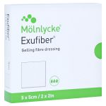 EXUFIBER 5x5 cm Gel-Faserverband (PZN 14021661) из Германии