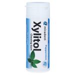 Miradent Zahnpflegekaugummi Xylitol Pfefferminz (PZN 4302790) из Германии