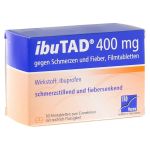 IbuTAD 400mg gegen Schmerzen und Fieber (PZN 3648279) из Германии