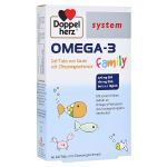 Doppelherz system Omega-3 Family Gel-Tabs mit Zitronengeschmack (PZN 12351236) из Германии