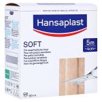 HANSAPLAST Soft Pflaster 4 cmx5 m Rolle (PZN 8861291) из Германии