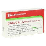 Ginkgo AL 120mg (PZN 6565140) из Германии
