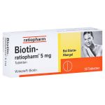 Biotin-ratiopharm 5mg (PZN 3627892) из Германии