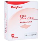 POLYMEM Wund Pad n.klebend 10x10 cm (PZN 45362) из Германии