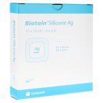 BIATAIN Silicone Ag Schaumverband 10x10 cm (PZN 3880728) из Германии