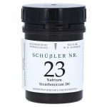 SCHÜSSLER Nr.23 Natrium bicarbonicum D 6 Tabletten (PZN 11031966) из Германии