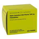 Alpha-Liponsäure AAA-Pharma 600mg (PZN 12415999) из Германии