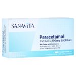 Paracetamol SANAVITA 250mg (PZN 14416394) из Германии
