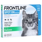 Frontline Spot On gegen Zecken und Flöhe bei Katzen (PZN 2246426) из Германии