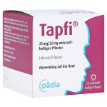 Tapfi 25mg/25mg (PZN 16739776) из Германии