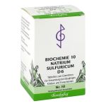 BIOCHEMIE 10 Natrium sulfuricum D 6 Tabletten (PZN 1073857) из Германии