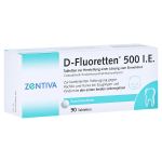 D-Fluoretten 500 I.E. Tabl.z.Herst.e.Lsg.z.Einnehmen (PZN 1610137) из Германии