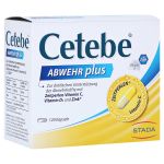 Cetebe Abwehr plus Vitamin C + Vitamin D3 + Zink Kapseln (PZN 2415254) из Германии