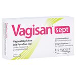 Vagisan sept Vaginalzäpfchen mit Povidon-Iod (PZN 16930882) из Германии