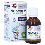 DOPPELHERZ Vitamin D Tropfen family system (PZN 16661637) из Германии